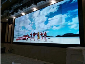 LCD splicing screen project in a hotel lobby in Jiangsu Province